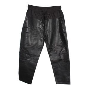 Alexander Wang x H&M Paneled Jogger Pants in Black Synthetic Leather